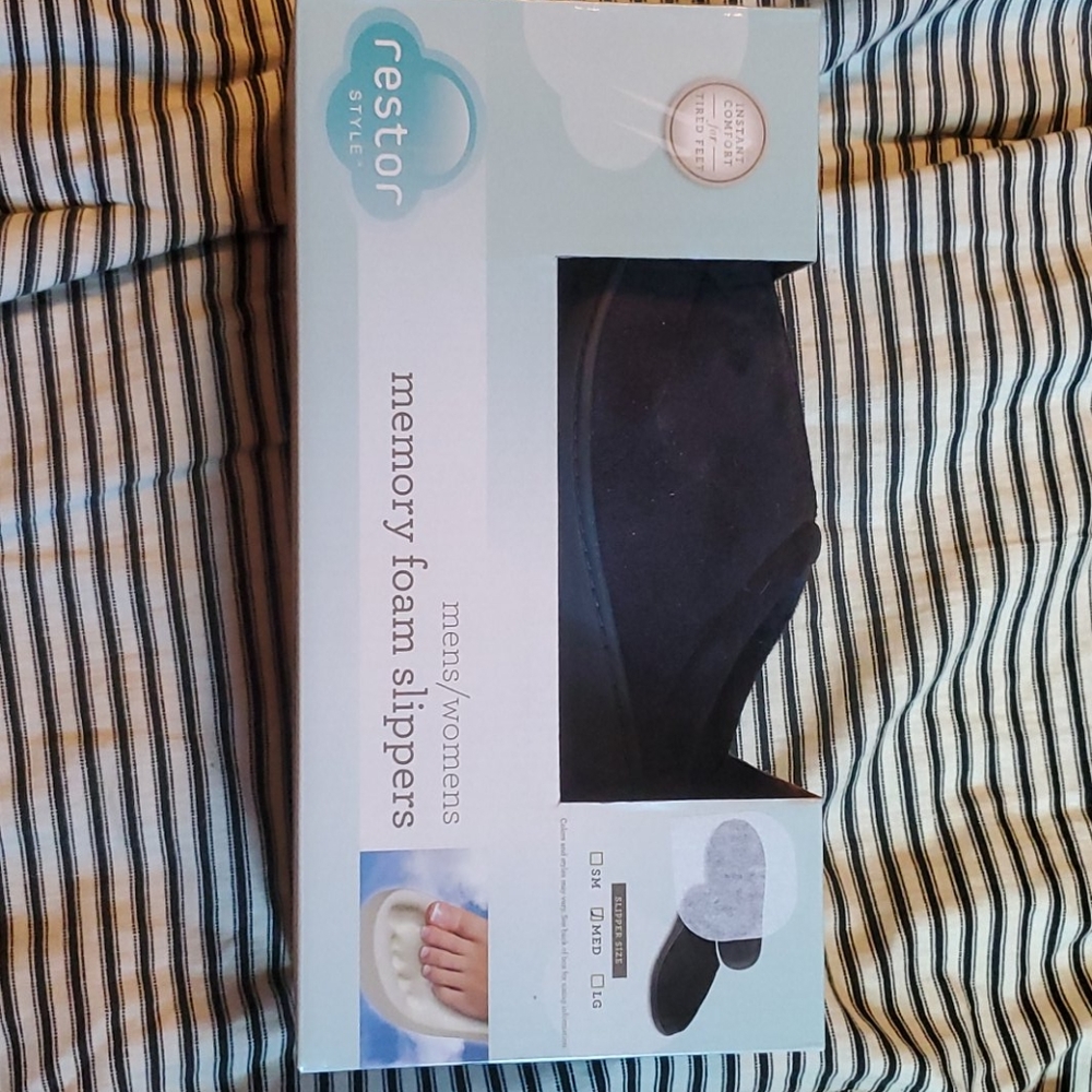 Memory foam restor slippers